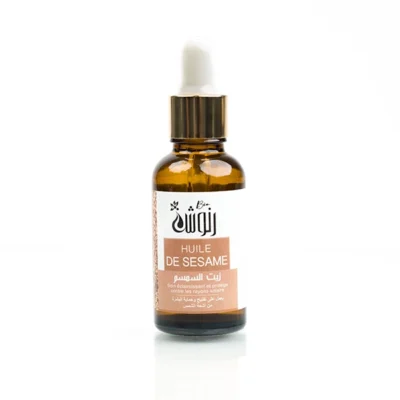 Huile de sésame naturelle, soin nourrissant pour peau et cheveux