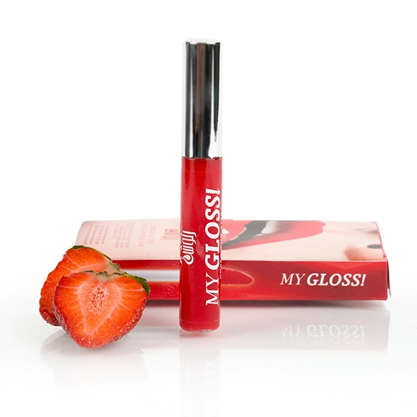 Gloss à lèvres My Gloss Rouge Fraise, couleur rouge intense et brillante