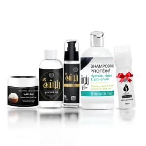 Pack Anti chute 100% naturel Rannoucha cosmetiques promotion Tunisie livraison gratuite pack cheveux proteine tunisie